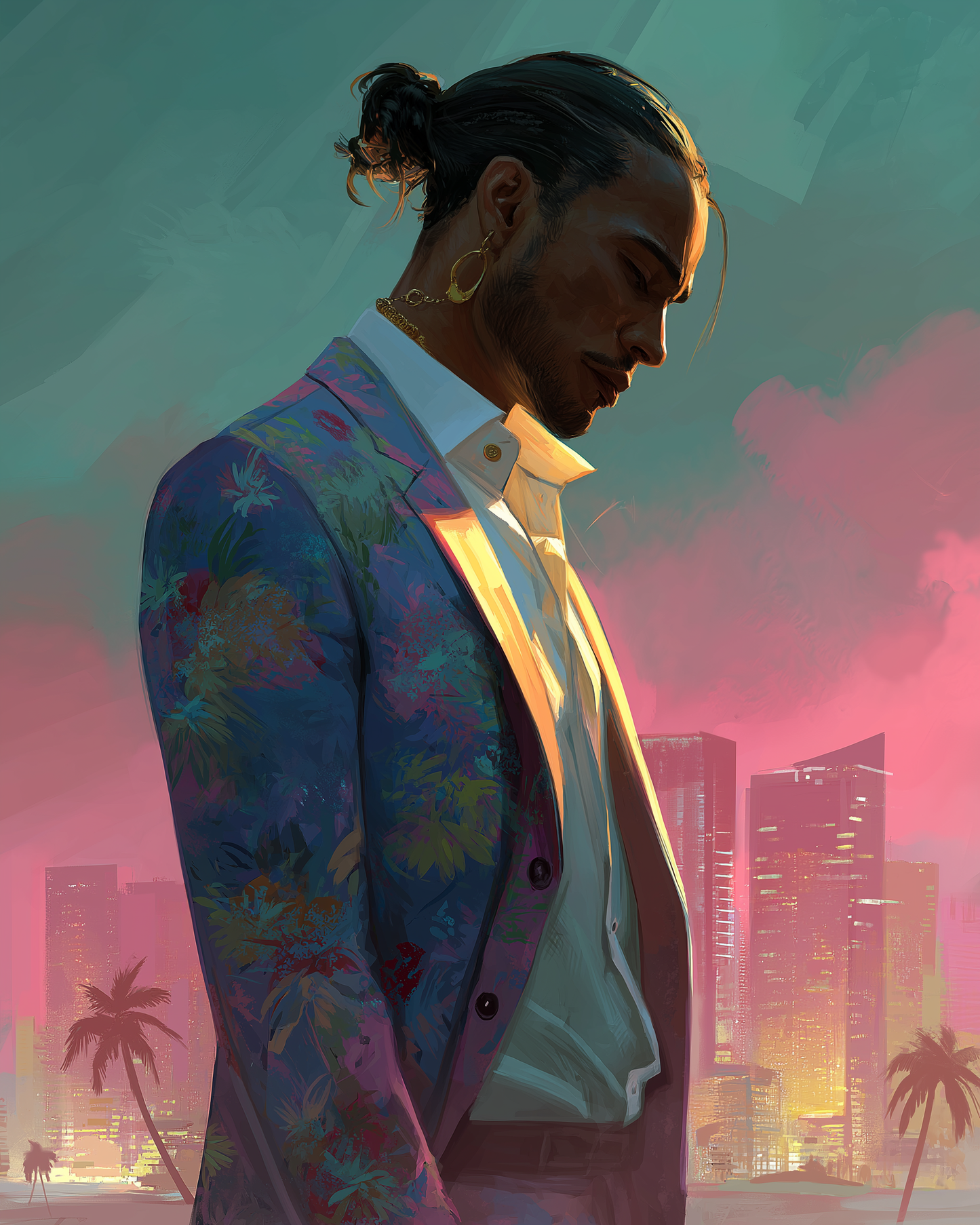 AI Image of Miami Vice digital art